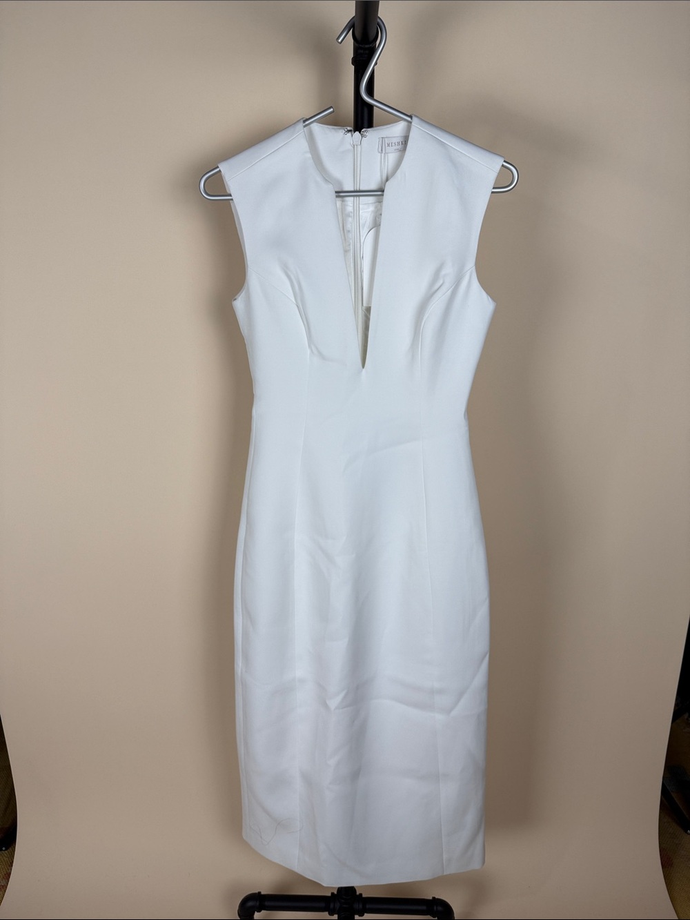 Meshki NWT Audrine Suiting Sleeveless Midi Dress